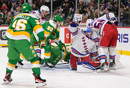 NHL: New York Rangers at Minnesota Wild