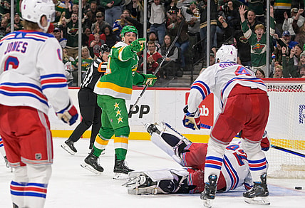 NHL: New York Rangers at Minnesota Wild