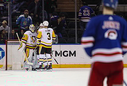 NHL: Pittsburgh Penguins at New York Rangers