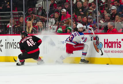 NHL: Stanley Cup Playoffs-New York Rangers at Carolina Hurricanes