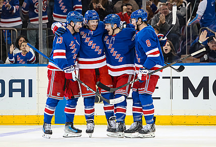 NHL: Vancouver Canucks at New York Rangers