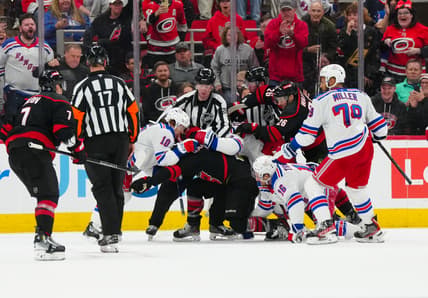 NHL: New York Rangers at Carolina Hurricanes