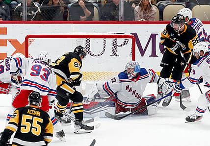 NHL: New York Rangers at Pittsburgh Penguins