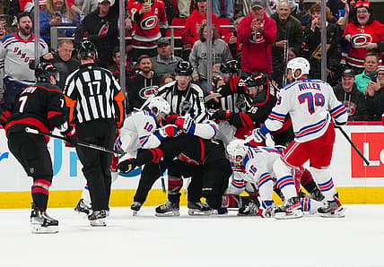 NHL: New York Rangers at Carolina Hurricanes