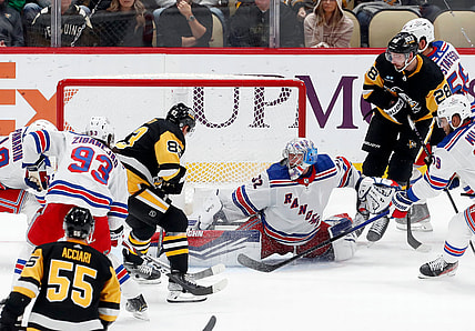 NHL: New York Rangers at Pittsburgh Penguins