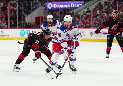 NHL: Stanley Cup Playoffs-New York Rangers at Carolina Hurricanes