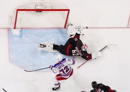 NHL: Stanley Cup Playoffs-New York Rangers at Carolina Hurricanes