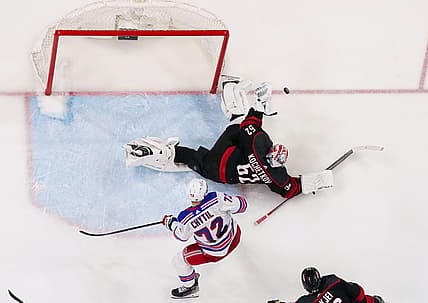 NHL: Stanley Cup Playoffs-New York Rangers at Carolina Hurricanes
