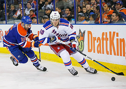 NHL: New York Rangers at Edmonton Oilers