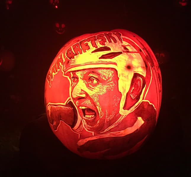 Wayne Gretzky Pumpkin