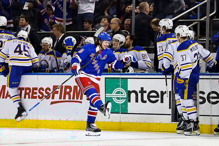 NHL: Buffalo Sabres at New York Rangers