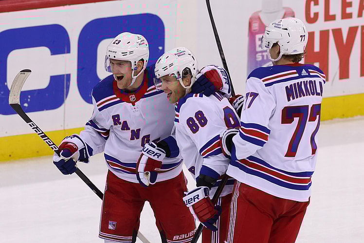 NHL: Stanley Cup Playoffs-New York Rangers at New Jersey Devils
