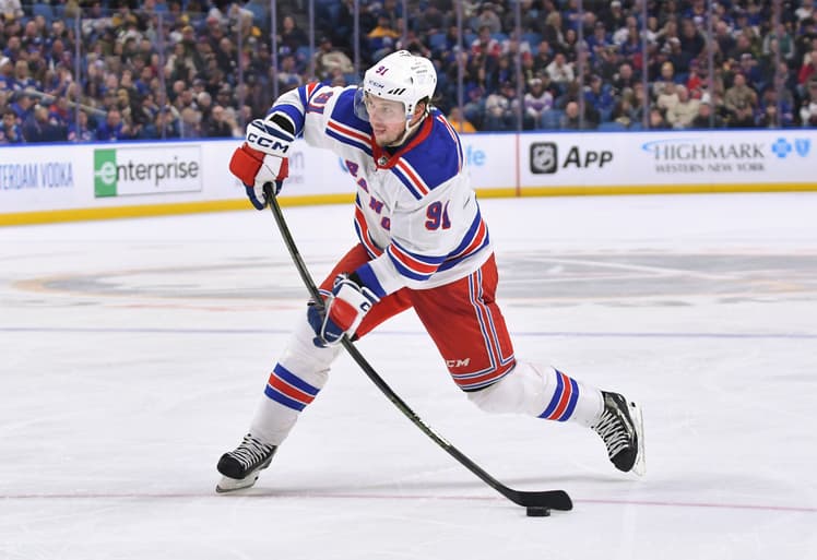 NHL: New York Rangers at Buffalo Sabres