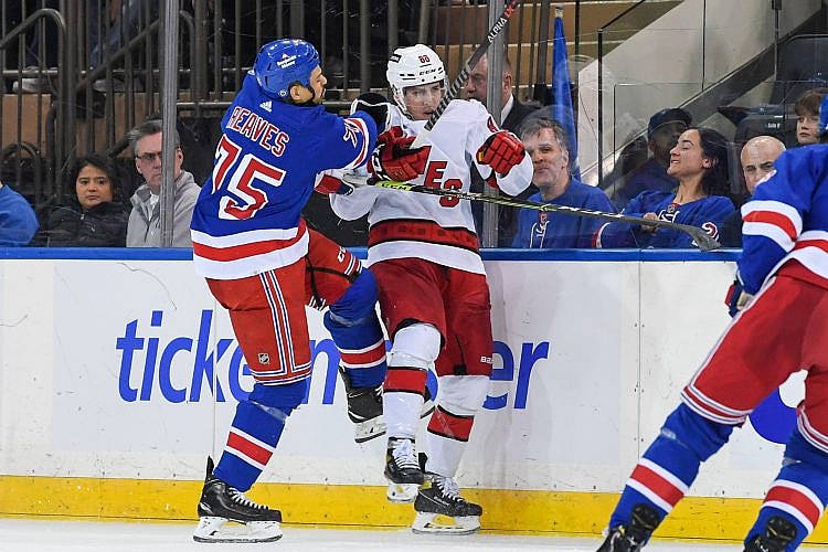 rangers hurricanes playoff schedule