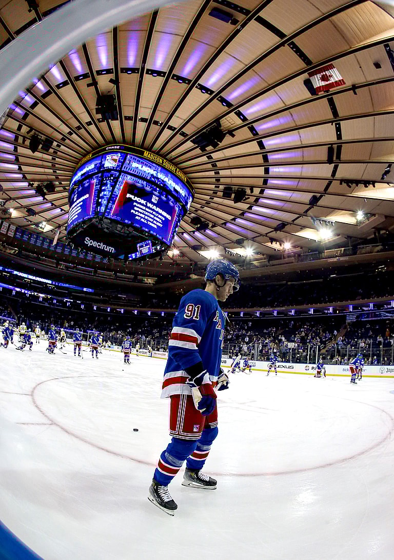 NHL: Pittsburgh Penguins at New York Rangers