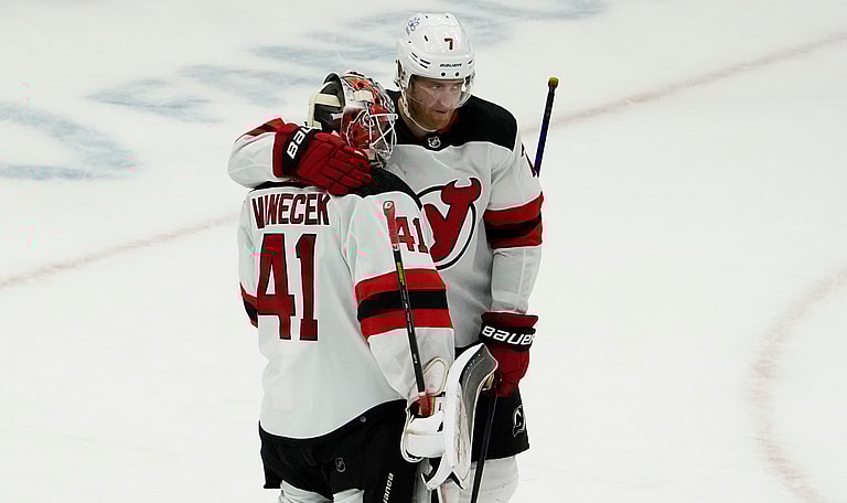 NHL: New Jersey Devils at Chicago Blackhawks