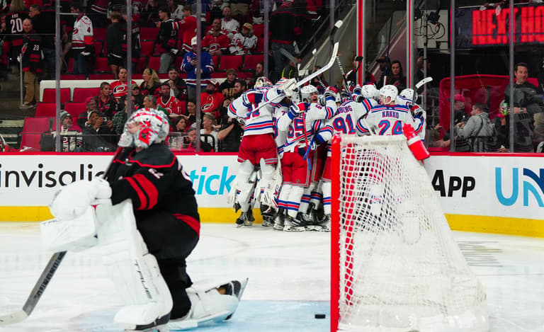 NHL: Stanley Cup Playoffs-New York Rangers at Carolina Hurricanes
