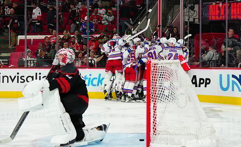 NHL: Stanley Cup Playoffs-New York Rangers at Carolina Hurricanes
