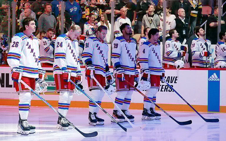 NHL: New York Rangers at Pittsburgh Penguins