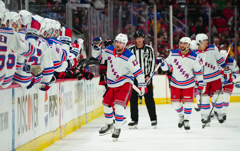 NHL: Stanley Cup Playoffs-New York Rangers at Carolina Hurricanes