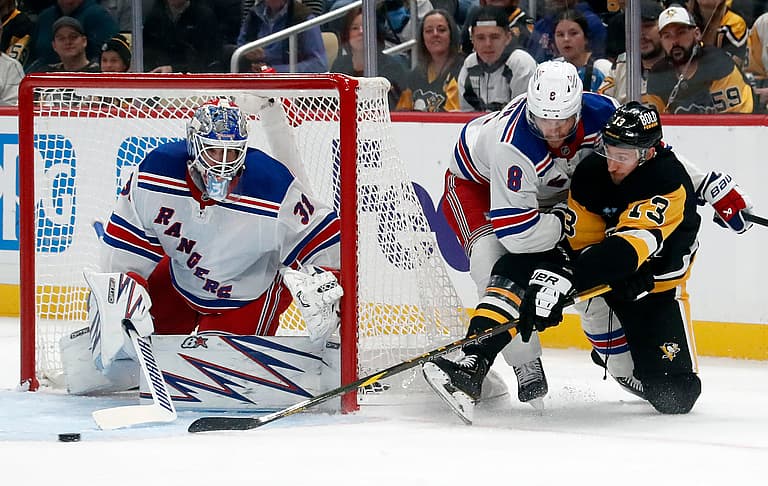 NHL: New York Rangers at Pittsburgh Penguins