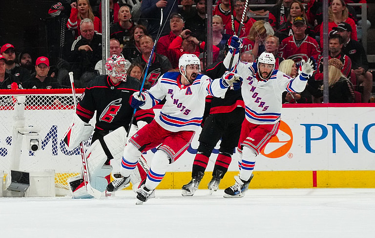 NHL: Stanley Cup Playoffs-New York Rangers at Carolina Hurricanes