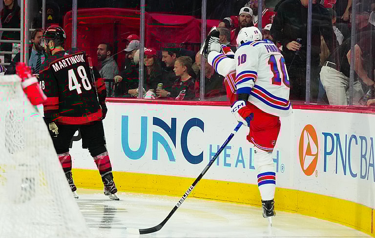 NHL: Stanley Cup Playoffs-New York Rangers at Carolina Hurricanes