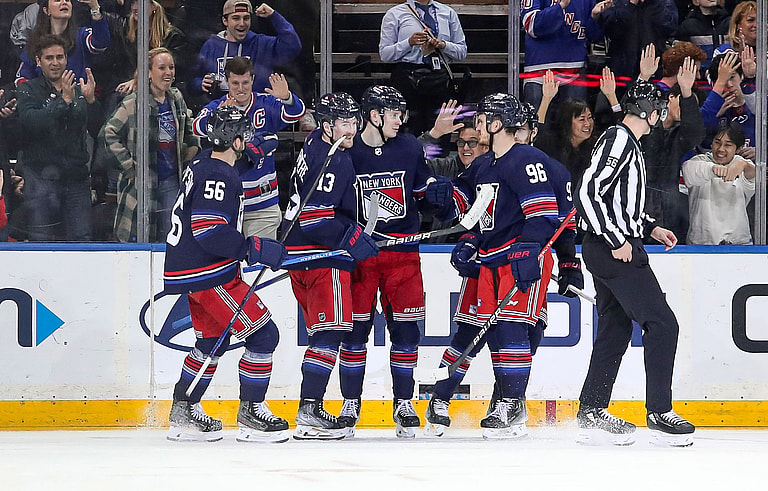 NHL: St. Louis Blues at New York Rangers