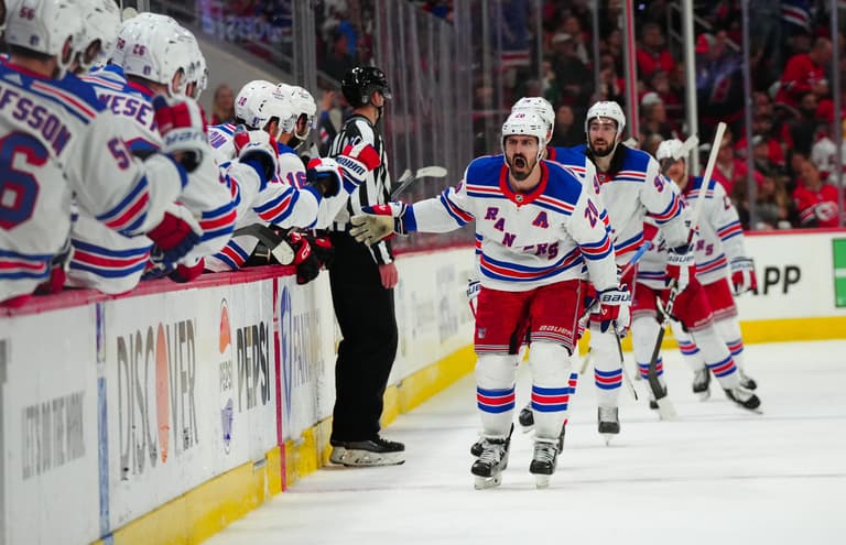 NHL: Stanley Cup Playoffs-New York Rangers at Carolina Hurricanes