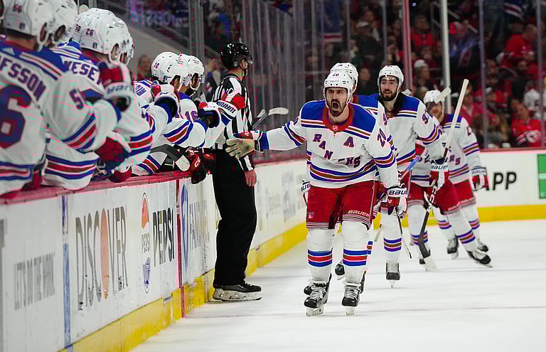 NHL: Stanley Cup Playoffs-New York Rangers at Carolina Hurricanes