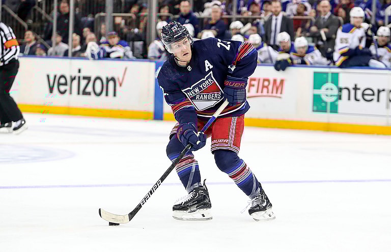 NHL: St. Louis Blues at New York Rangers