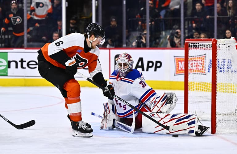 NHL: New York Rangers at Philadelphia Flyers