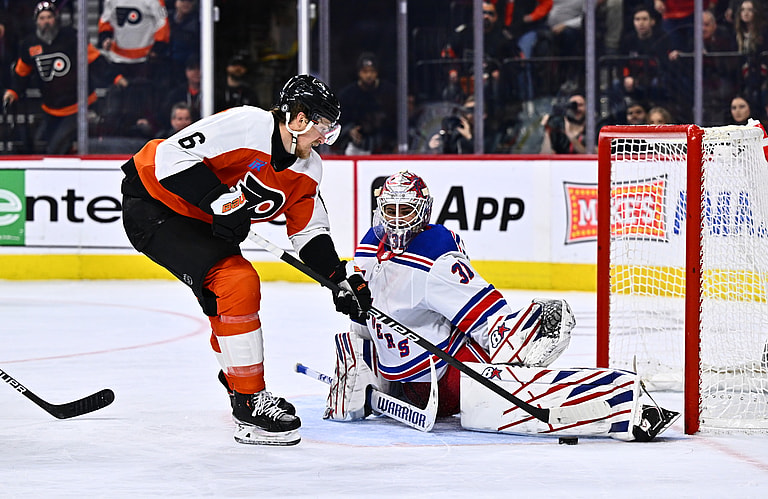 NHL: New York Rangers at Philadelphia Flyers