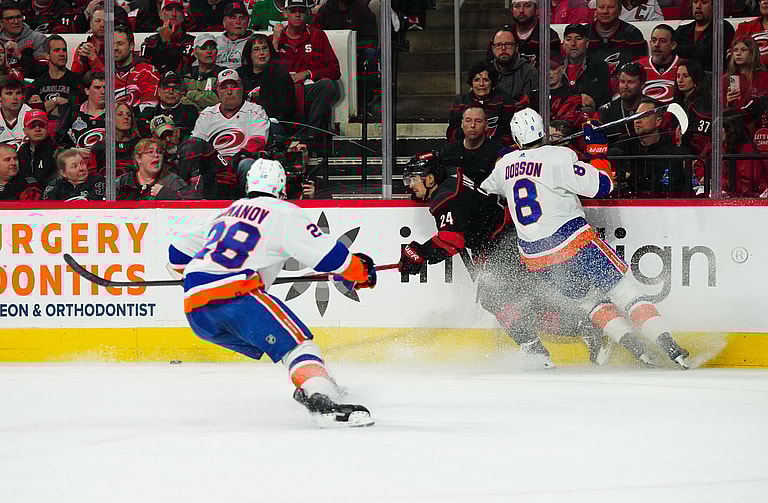 NHL: Stanley Cup Playoffs-New York Islanders at Carolina Hurricanes