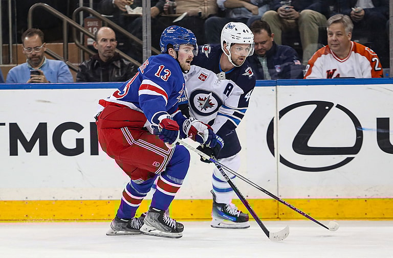 NHL: Winnipeg Jets at New York Rangers