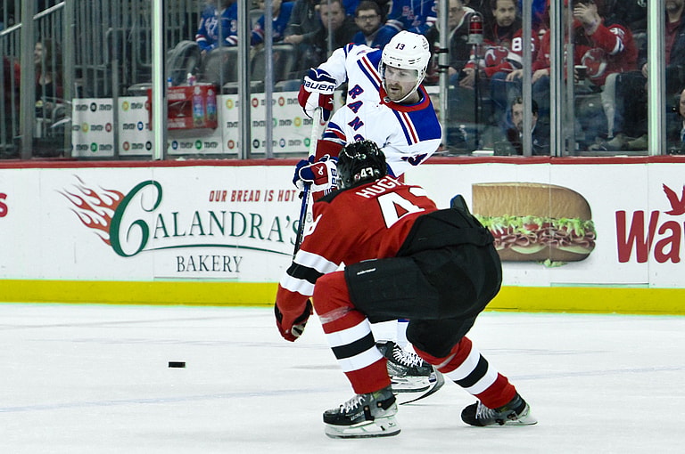 NHL: New York Rangers at New Jersey Devils