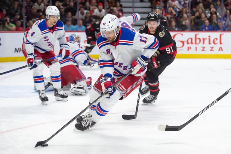 NHL: New York Rangers at Ottawa Senators