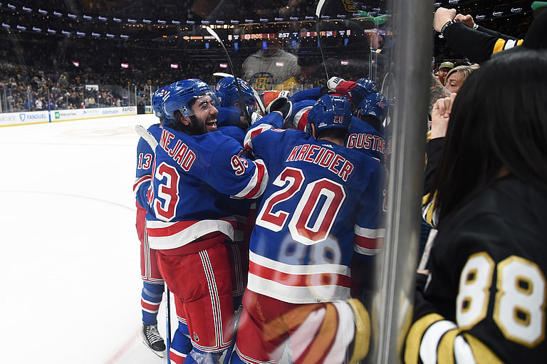 NHL: New York Rangers at Boston Bruins