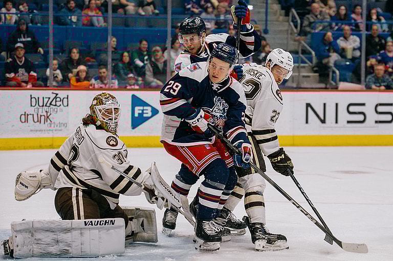 Hartford Wolf Pack vs Hershey Bears (Photo: John Mrakovcich / Hartford Wolf Pack)