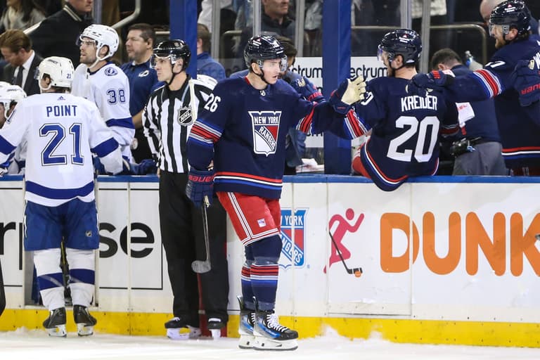 NHL: Tampa Bay Lightning at New York Rangers
