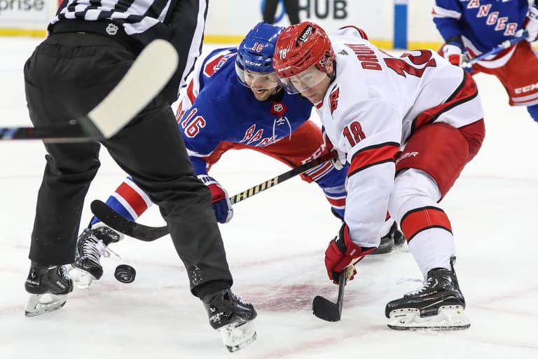 NHL: Carolina Hurricanes at New York Rangers