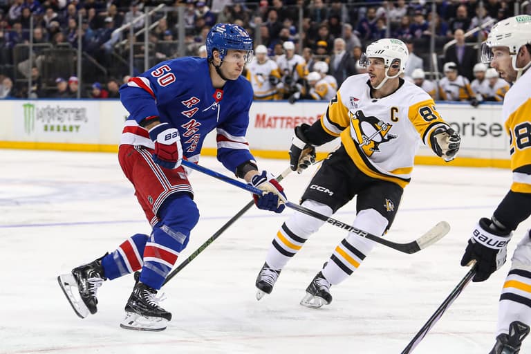 NHL: Pittsburgh Penguins at New York Rangers