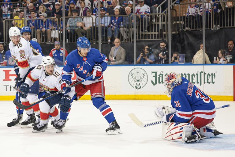 NHL: Stanley Cup Playoffs-Florida Panthers at New York Rangers