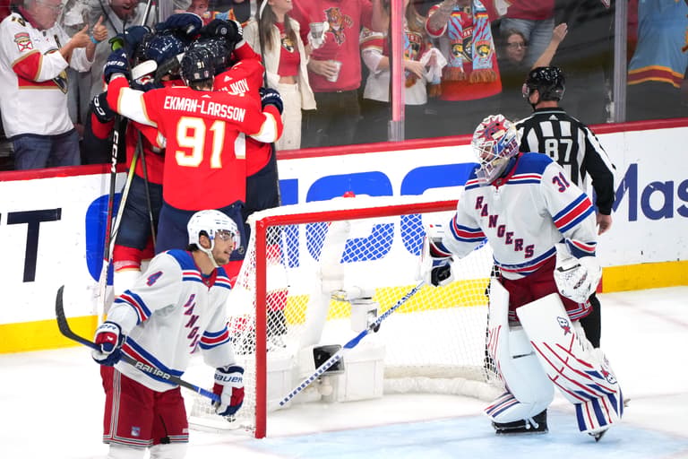 NHL: Stanley Cup Playoffs-New York Rangers at Florida Panthers