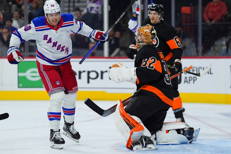 NHL: New York Rangers at Philadelphia Flyers