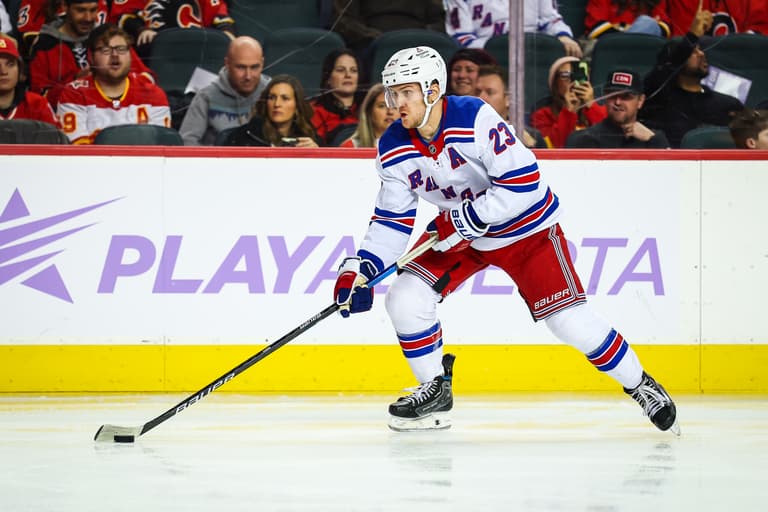 NHL: New York Rangers at Calgary Flames