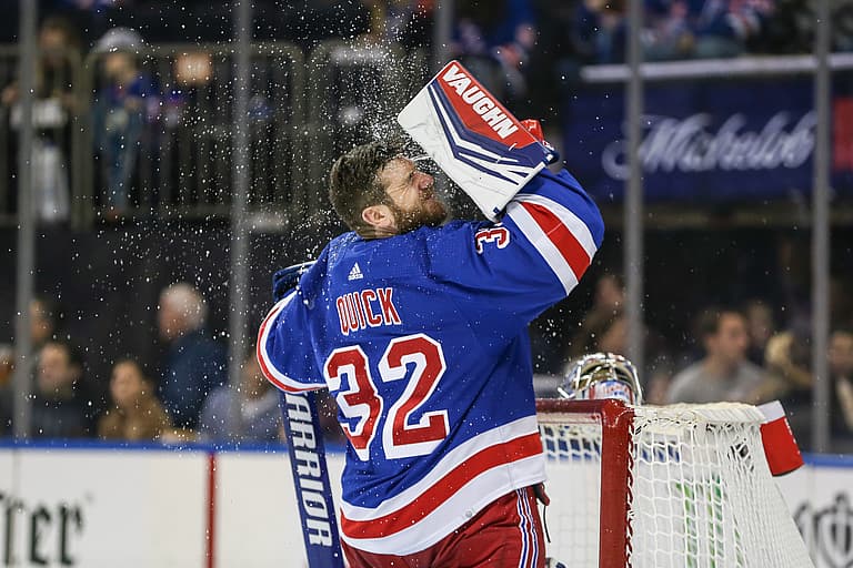 NHL: San Jose Sharks at New York Rangers