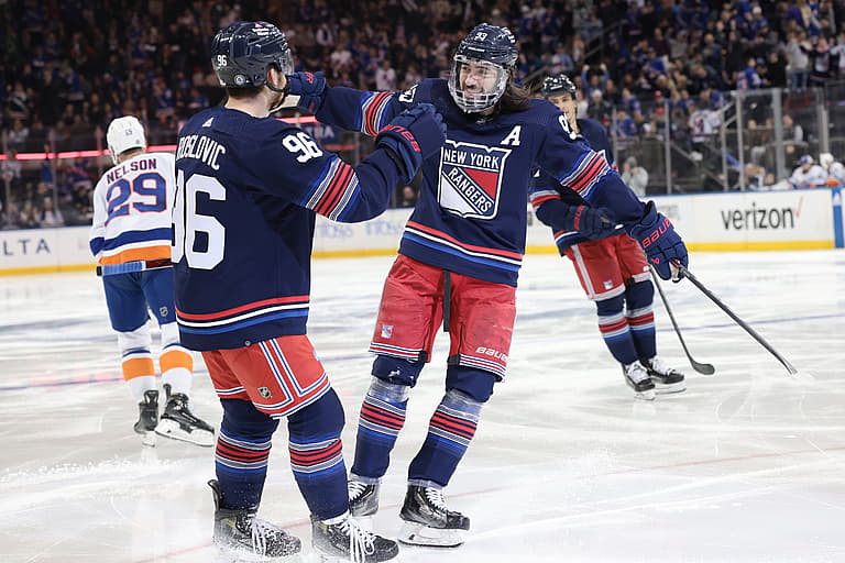 NHL: New York Islanders at New York Rangers
