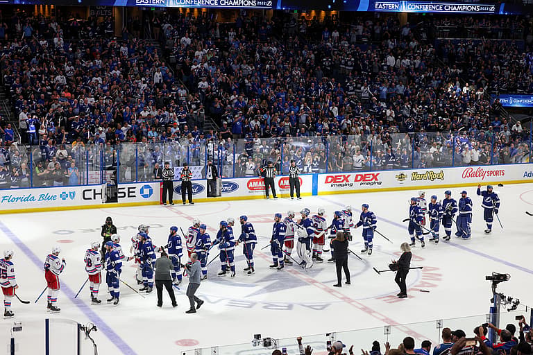 NHL: Stanley Cup Playoffs-New York Rangers at Tampa Bay Lightning