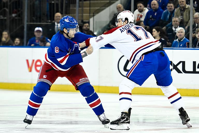 NHL: Montreal Canadiens at New York Rangers